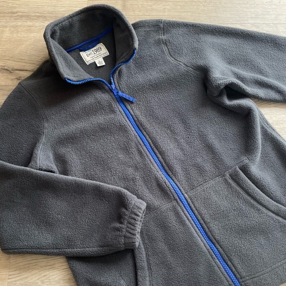 The Children's Place Other - 4/$25 | Children’s Place | Gray Zip-Up Fleece Jacket for Boys | L (10-12)